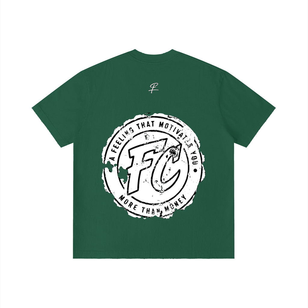 FANCLUB Vintage Wash Distressed T-Shirt