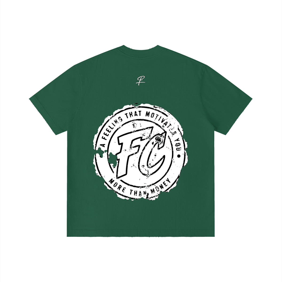 FANCLUB Vintage Wash Distressed T-Shirt