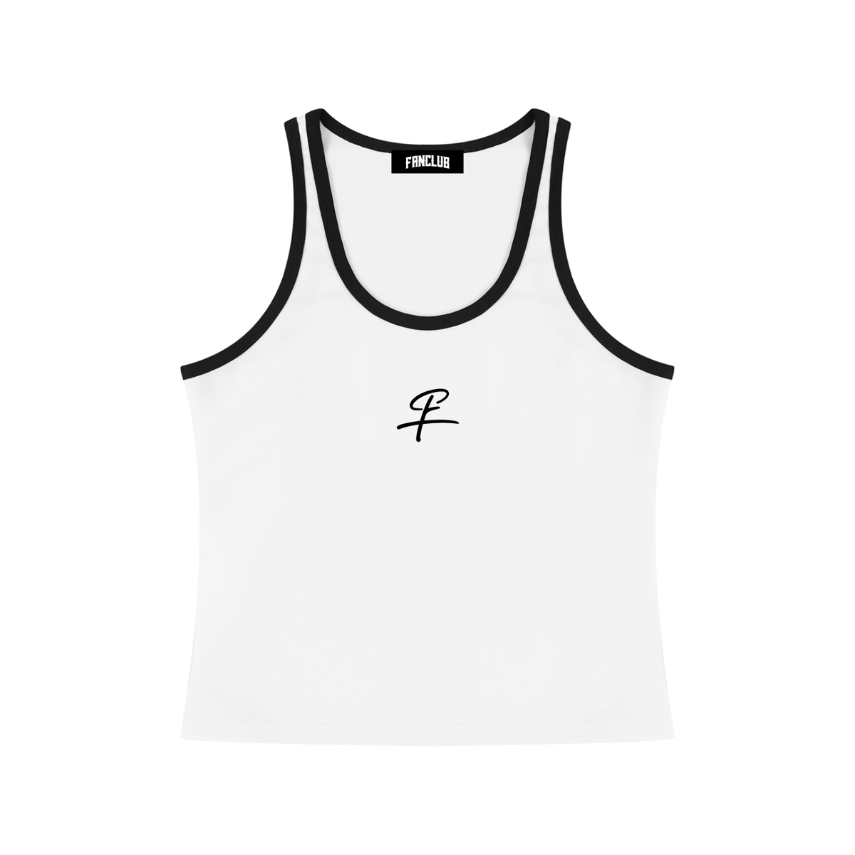 FANCLUB Block Cropped Tank Top