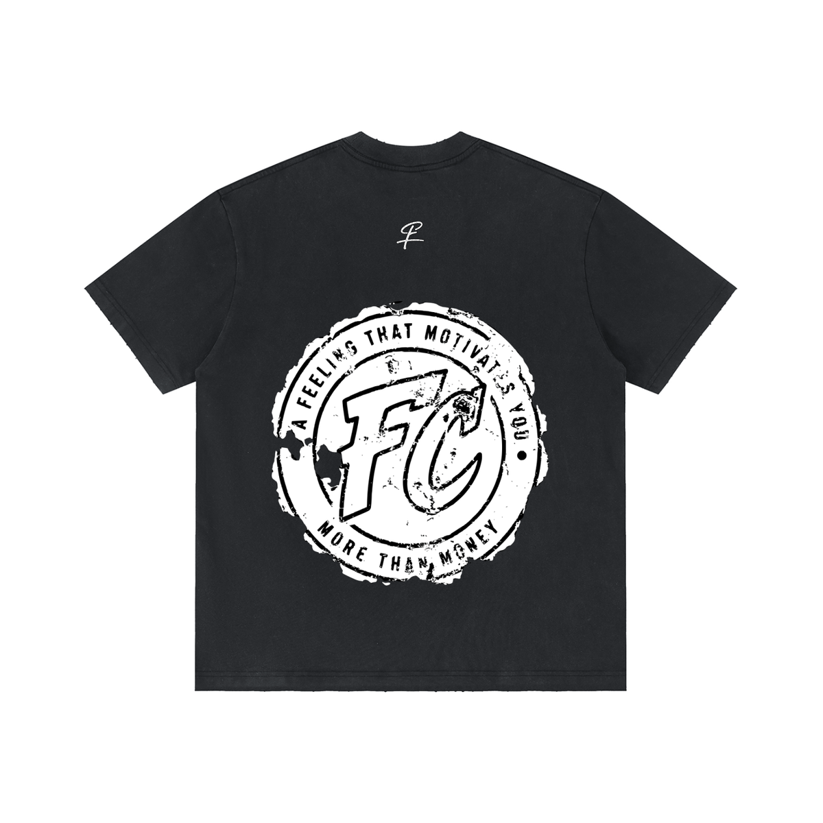 FANCLUB Vintage Wash Distressed T-Shirt