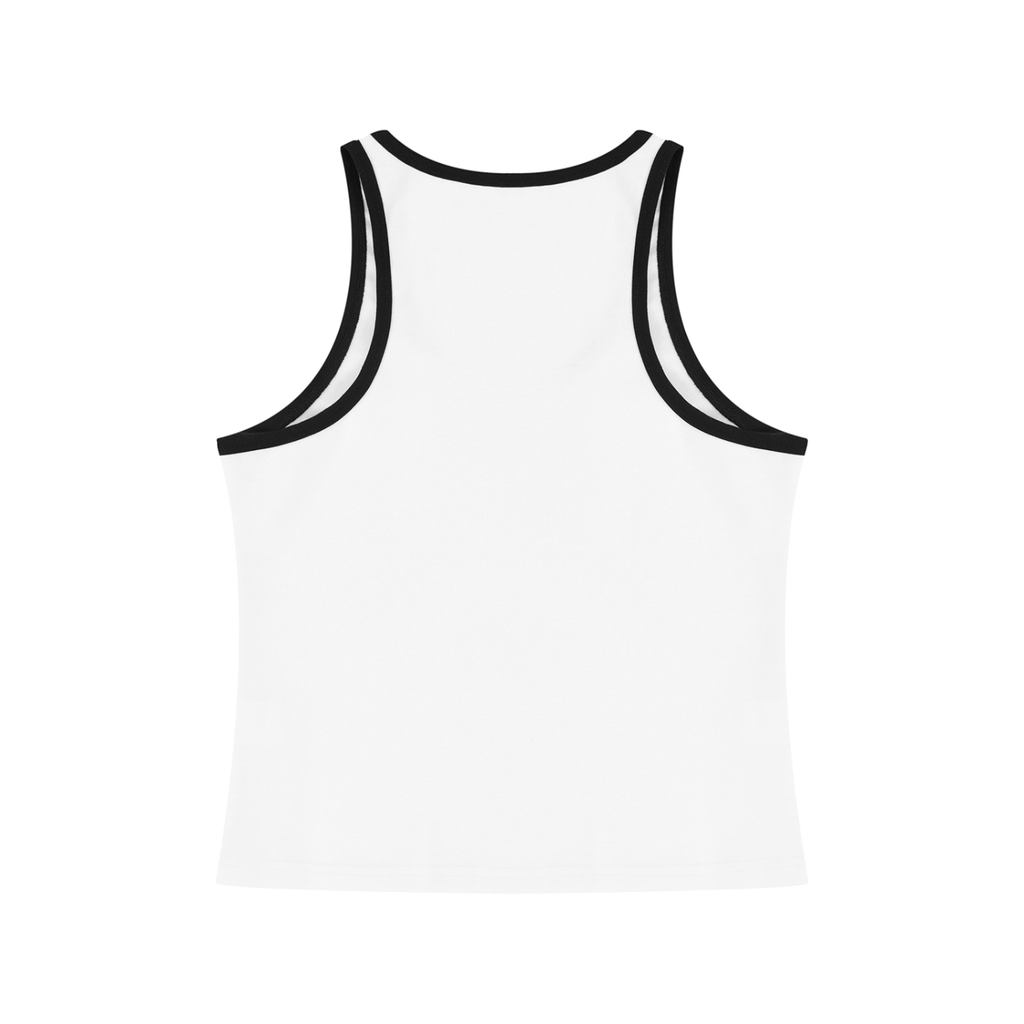FANCLUB Block Cropped Tank Top