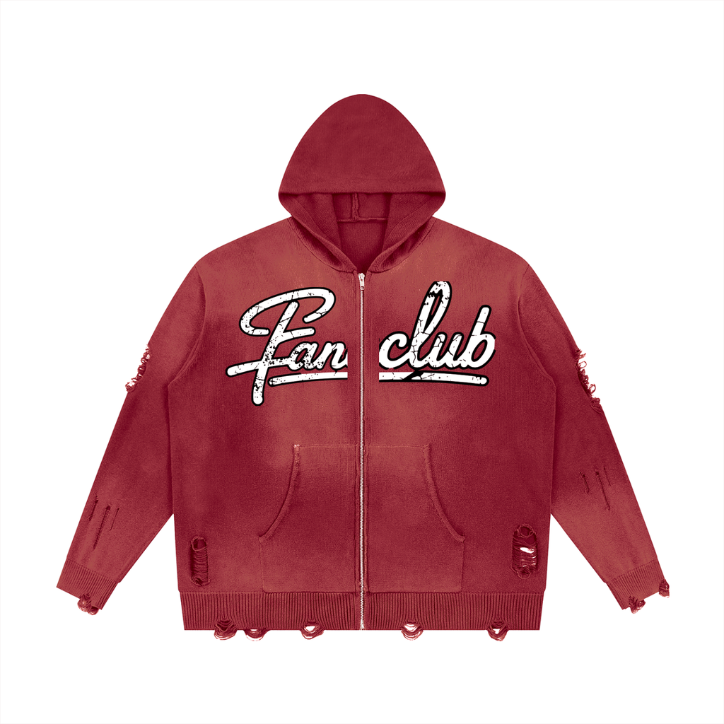 fanclub,distressed,hoodie
