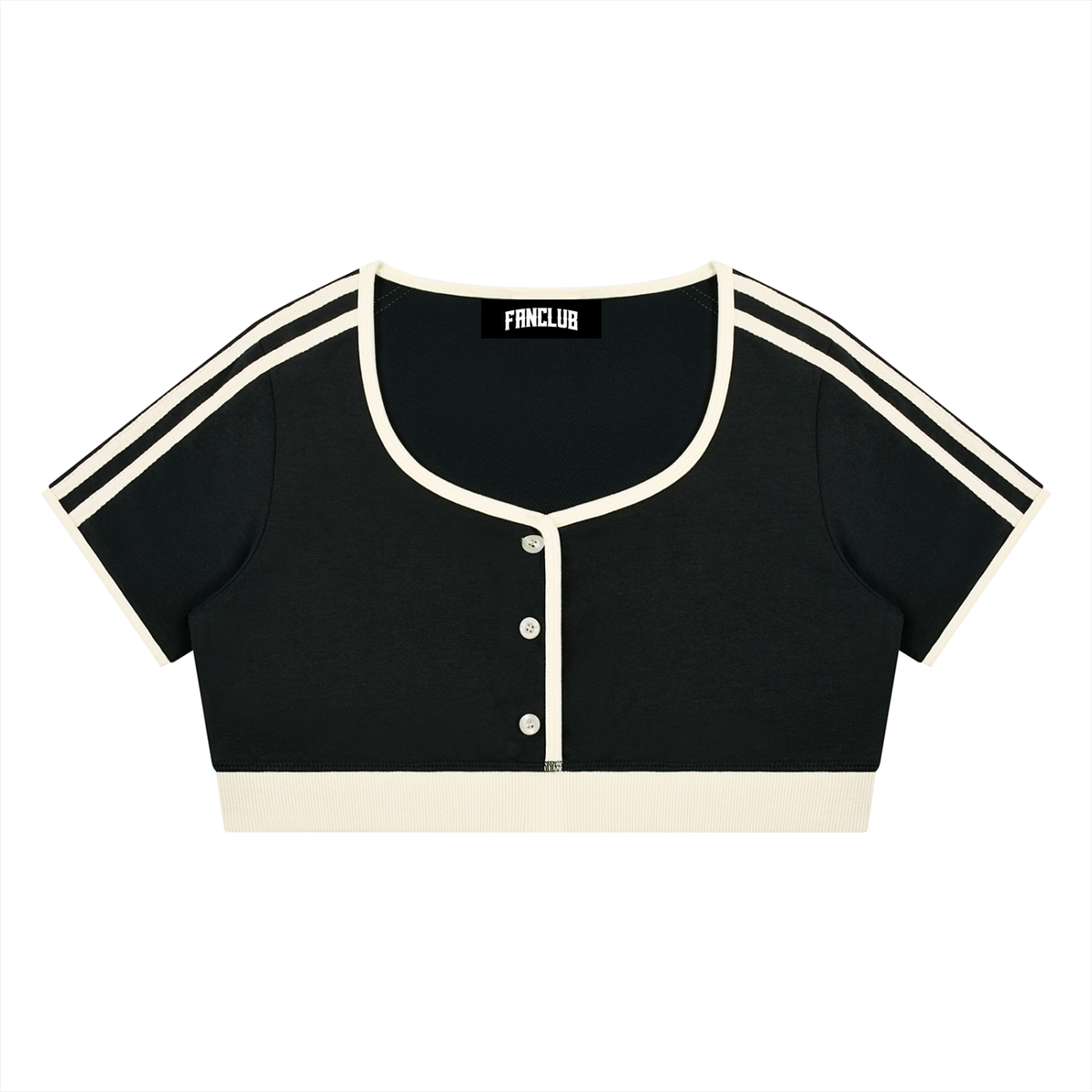 FANCLUB Ringer Crop T-Shirt