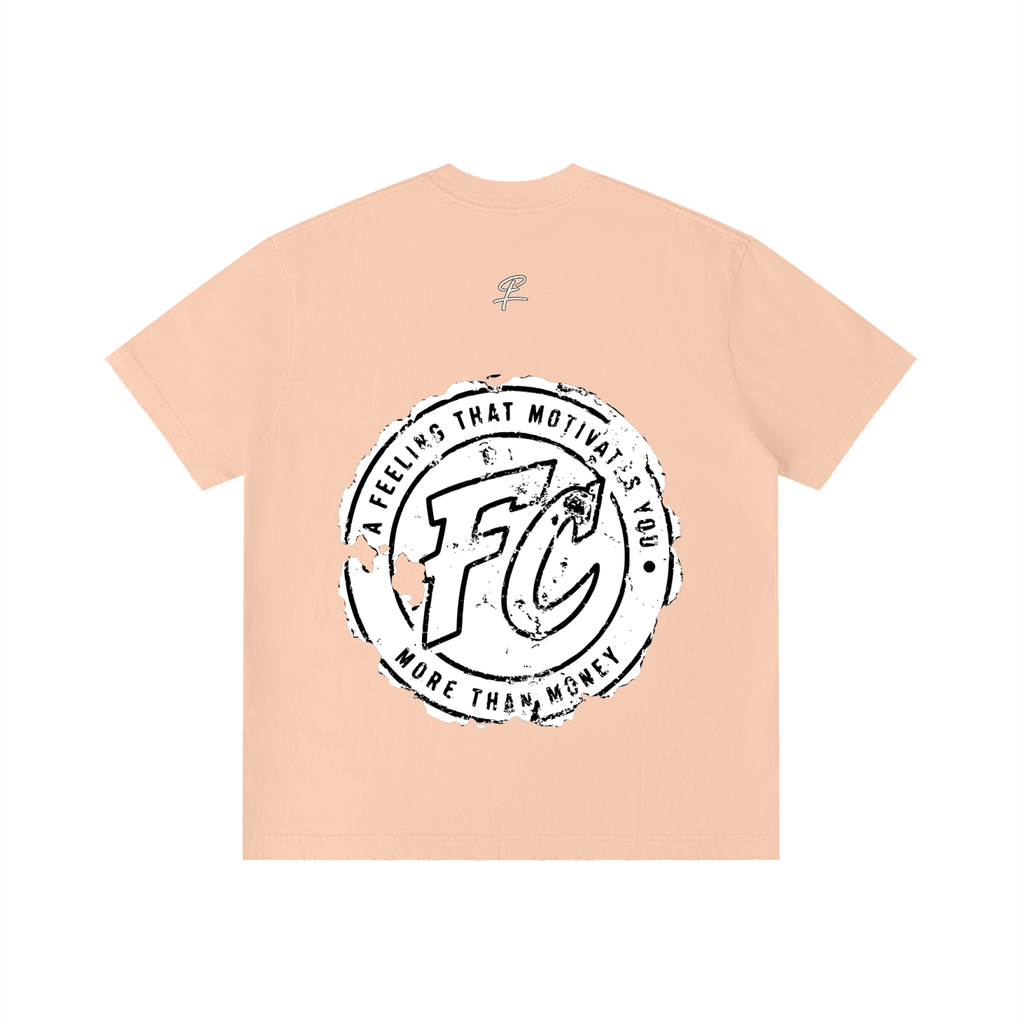 FANCLUB Vintage Wash Distressed T-Shirt