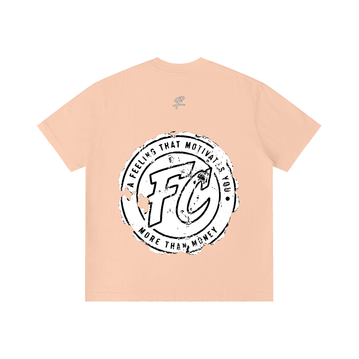 FANCLUB Vintage Wash Distressed T-Shirt