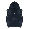 FANCLUB Vintage Wash Sun Fade Sleeveless Hoodie
