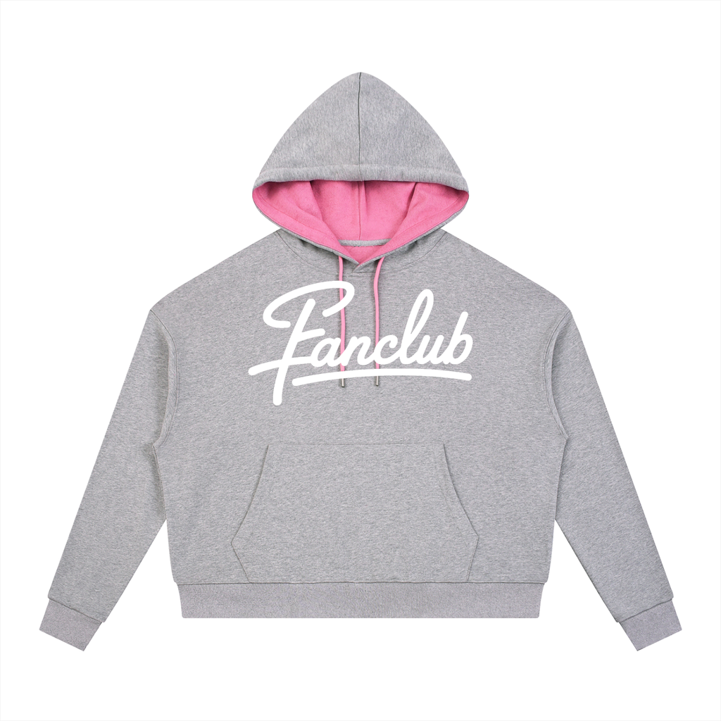 FANCLUB Contrast Drawstring Hoodie