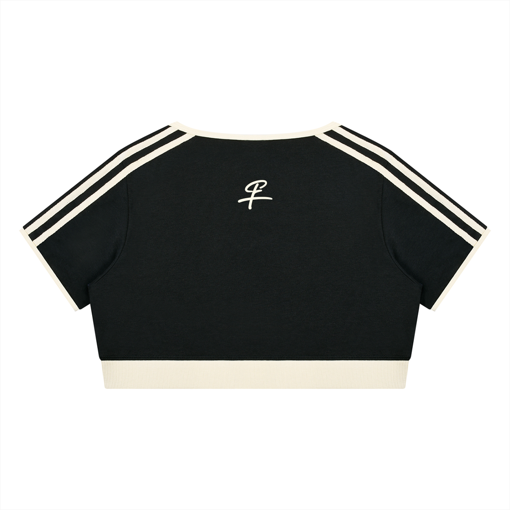FANCLUB Ringer Crop T-Shirt